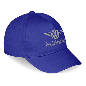 Kids Caps - BeetleManiacs - Blue - Silicone Branding
